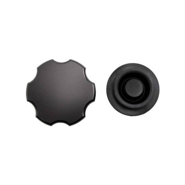 Wehrli Custom Fabrication - Wehrli Custom Fabrication 1999-2024 GM 1500/2500/3500 Billet Aluminum Brake Master Cylinder Cap, Black Anodized - WCF100216