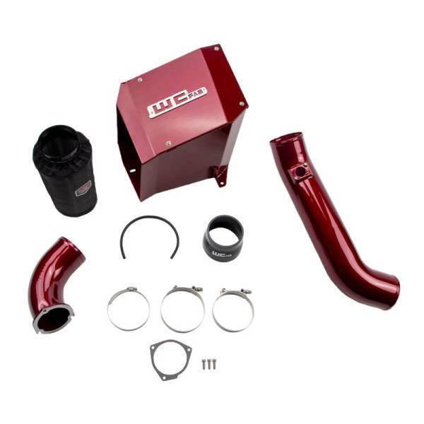 Wehrli Custom Fabrication - Wehrli Custom Fabrication 2001-2004 LB7 Duramax 4" Intake Kit with Air Box Stage 2 - WCF100300