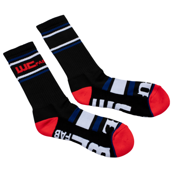 Wehrli Custom Fabrication - Wehrli Custom Fabrication WCFab X FUEL Black Crew Socks - WCF100051