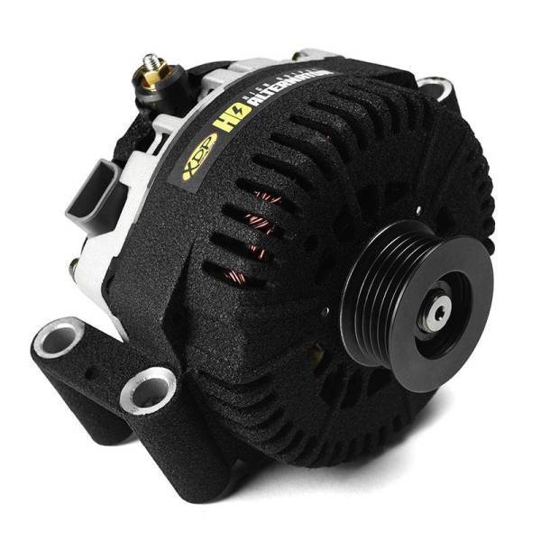 XDP Xtreme Diesel Performance - XDP XDP Wrinkle Black HD High Output Alternator XD358 For 2003-2007 Ford 6.0L Powerstroke - XD358