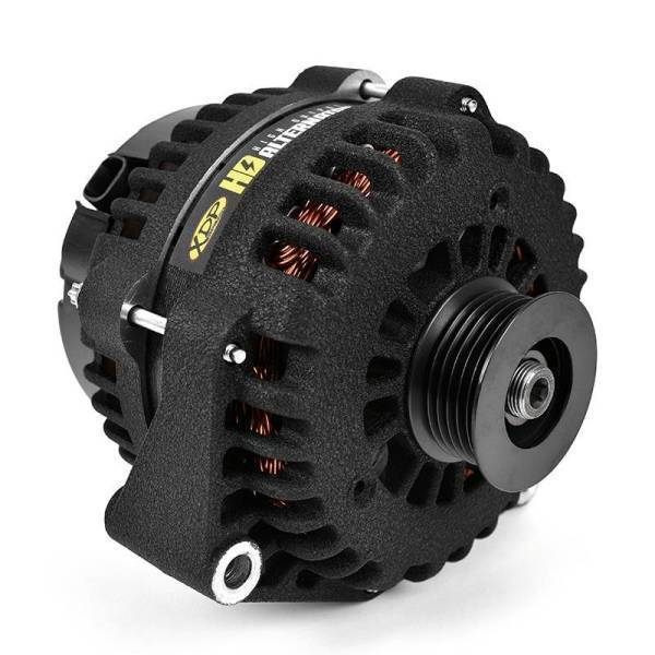 XDP Xtreme Diesel Performance - XDP Wrinkle Black HD High Output Alternator 2007.5-2010 GM 6.6L Duramax LMM XD351 - XD351