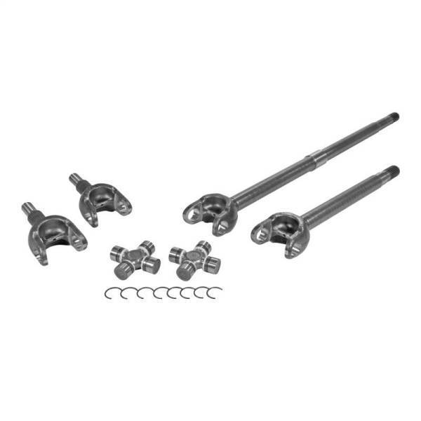 Yukon Gear & Axle - Yukon Gear Front 4340 Chromoly Axle Kit For Jeep JL Dana 30 27 Spline FAD Del. w/1350 (7166) Joints - YA W24174