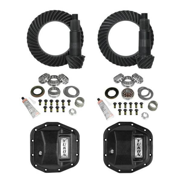 Yukon Gear & Axle - Yukon Gear & Install Kit Package for Jeep Rubicon JL/JT w/D44 Front & Rear in a 4.88 Ratio Stage 2 - YGK068STG2
