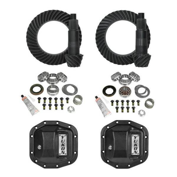 Yukon Gear & Axle - Yukon Gear High Stage 2 Jeep JL Re-Gear Kit w/Covers Dana 30/35 4.88 Ratio 24 Spline - YGK074STG2