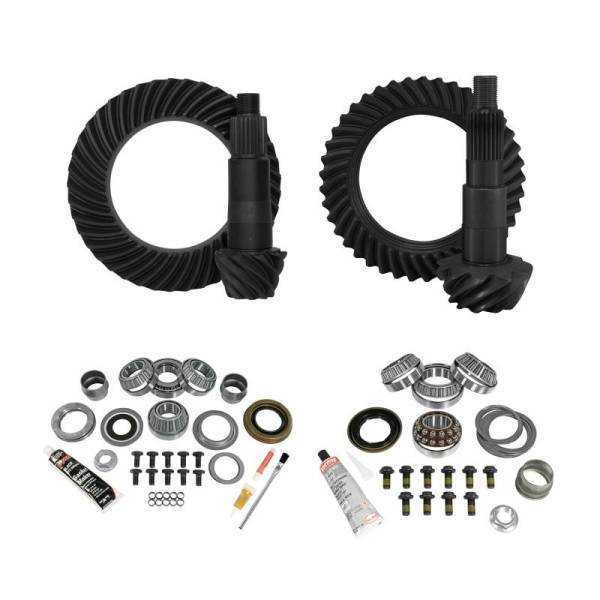 Yukon Gear & Axle - Yukon Gear Complete Gear and Kit Package for JL Jeep Non-Rubicon D44 Rear & D30 Front 3.73 Gear Rati - YGK076