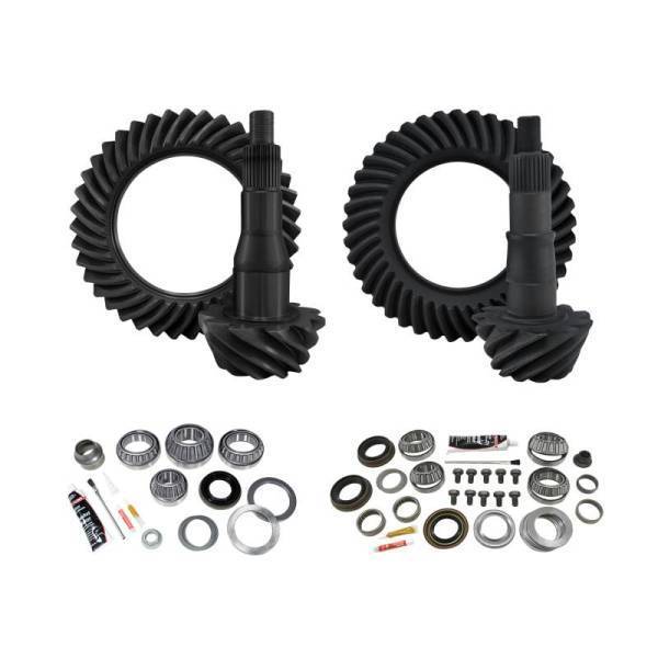Yukon Gear & Axle - Yukon Gear & Install Kit Package for 11-19 Ford F150 9.75in Front & Rear 4.11 Ratio - YGK107