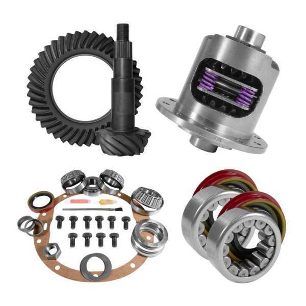 Yukon Gear & Axle - Yukon 8.5in GM 4.11 Rear Ring & Pinion Install Kit 30 Spline Positraction Axle Bearings and Seals - YGK2003