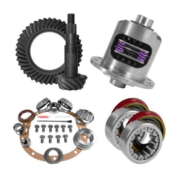 Yukon Gear & Axle - Yukon 8.6in GM 3.42 Rear Ring & Pinion Install Kit 30 Spline Positraction Axle Bearings and Seals - YGK2016