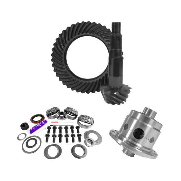 Yukon Gear & Axle - Yukon 11.25in Dana 80 Thin 3.73 Rear Ring & Pinion Install Kit 35 Spline Positraction 4.125in - YGK2166