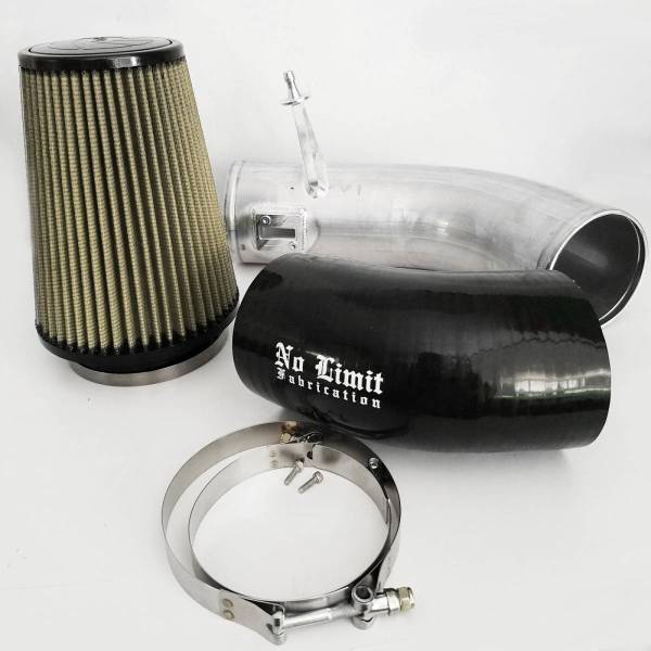 No Limit Fabrication - No Limit Fabrication 6.7 Cold Air Intake Raw PG7 Filter 2017-Present - 67CAIRP17