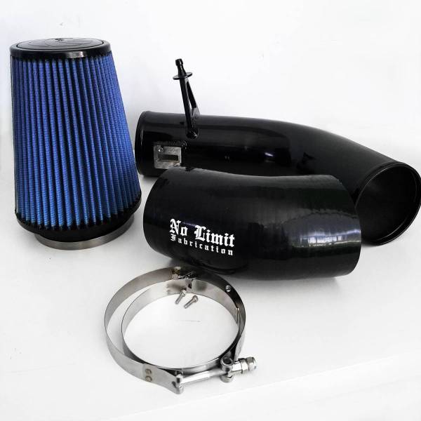 No Limit Fabrication - No Limit Fabrication 6.7 Cold Air Intake Black Oiled Filter 2017-Present - 67CAIBO17