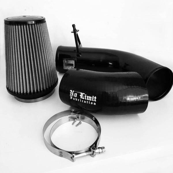 No Limit Fabrication - No Limit Fabrication 6.7 Cold Air Intake Black Dry Filter 2017-Present - 67CAIBD17