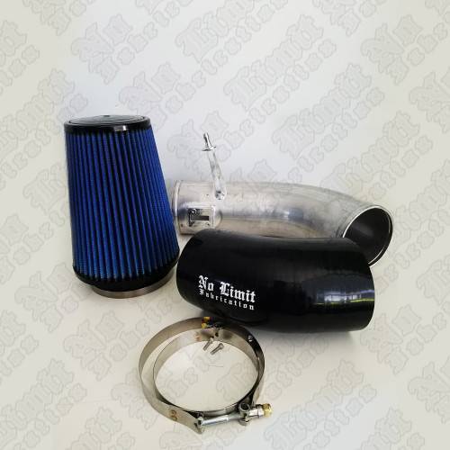 No Limit Fabrication - No Limit Premium Stainless Closed Box Intake For 11-16 Ford 6.7 Powerstroke Black - 67PCAIB1116