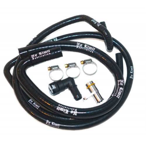 No Limit Fabrication - No Limit Fabrication Coolant Line Kit For 6.7 Ford Power Stroke 11-22 - 67CLK