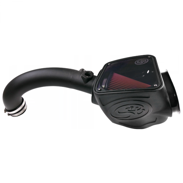 S&B Filters - S&B Cold Air Intake For 16-18 Nissan Titan, V8-5.0L Cummins Oiled Cotton Cleanable Red - 75-5082