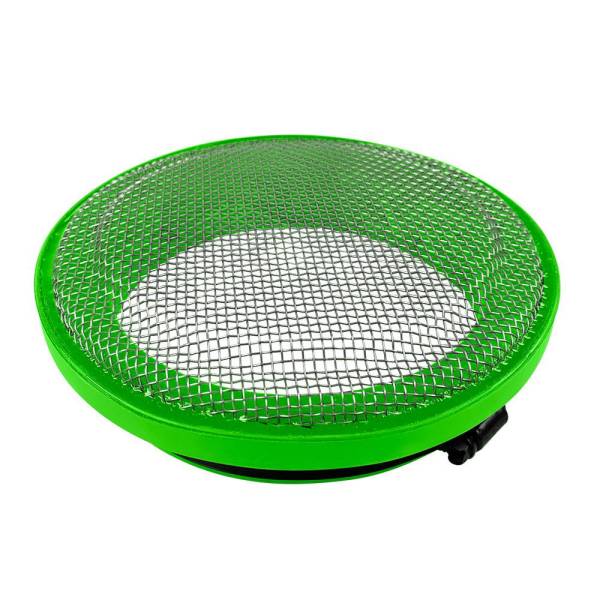 S&B Filters - S&B Turbo Screen 6.0 Inch Lime Green Stainless Steel Mesh W/Stainless Steel Clamp - 77-3008