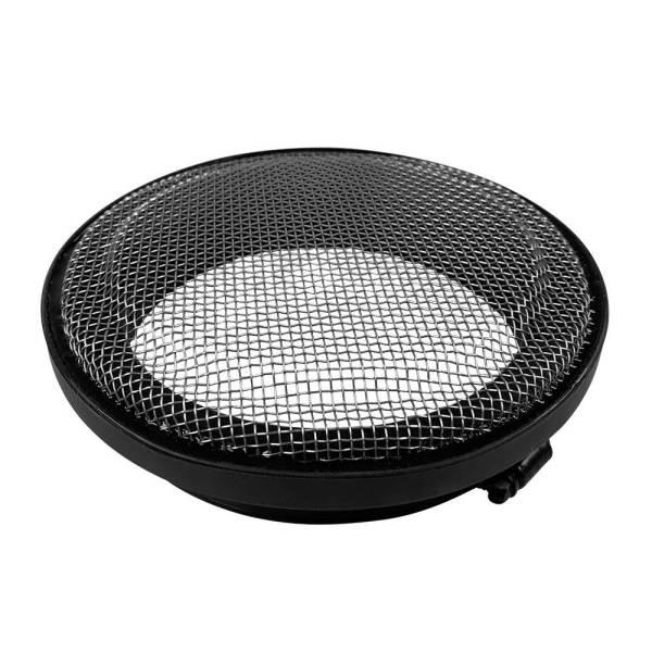 S&B Filters - S&B Turbo Screen 6.0 Inch Black Stainless Steel Mesh W/Stainless Steel Clamp - 77-3002