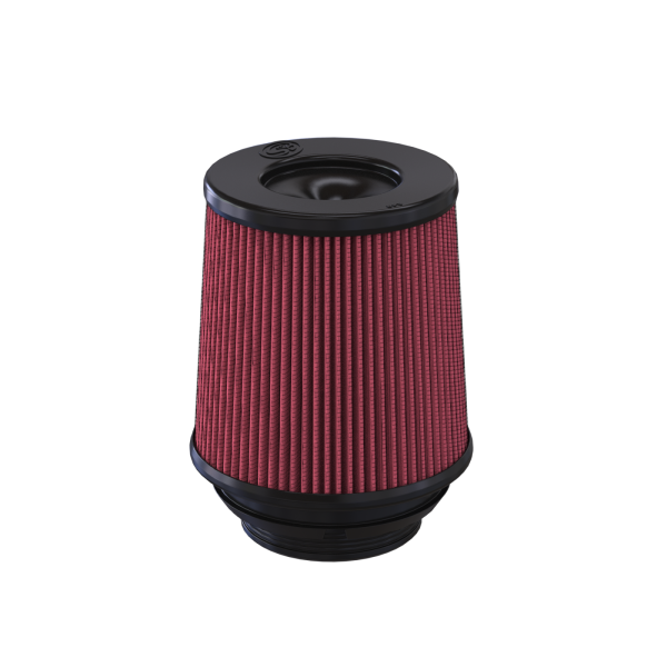 S&B Filters - S&B Air Filter For Intake Kits 75-5141 / 75-5141D Oiled Cotton Cleanable Red - KF-1079