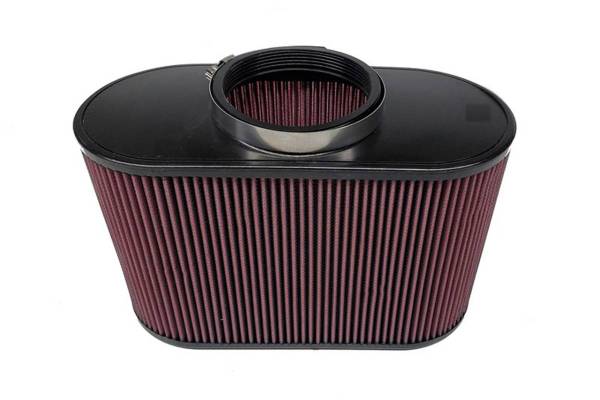 S&B Filters - S&B JLT Intake Replacement Filter 4 Inch x 12 Inch Oval (No Hole) - SBAFO412NH-R