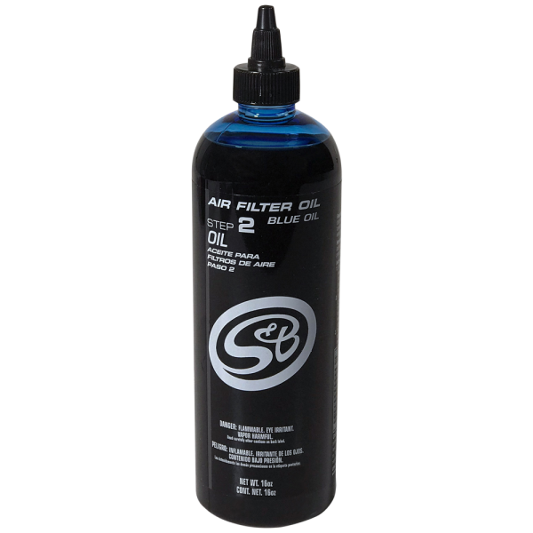 S&B Filters - S&B 16 oz. Bottle of Air Filter Oil - Blue - 88-0011