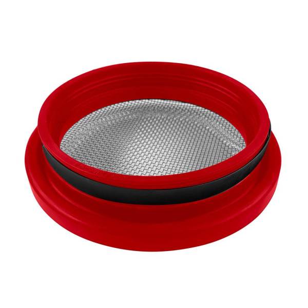 S&B Filters - S&B Turbo Screen Guard With Velocity Stack - 5.50 Inch (Red) - 77-7017