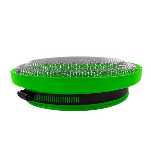 S&B Filters - S&B Turbo Screen Guard With Velocity Stack - 3 Inch (Green) - 77-3026
