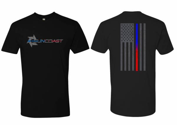 SunCoast Diesel - SunCoast Diesel SUNCOAST THIN BLUE/RED LINE T-SHIRT - SC-BLUE-RED