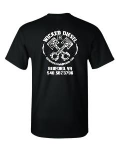 Black Short Sleeve Wicked Diesel T-Shirt - Image 2