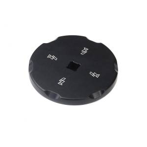 Industrial Injection - Industrial Injection Billet Black Anodized Front CP3 Access Cover - Image 2