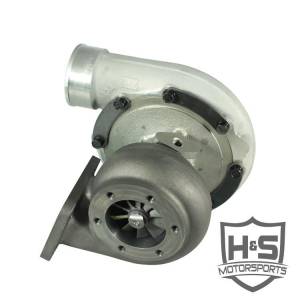 H&S Motorsports - H & S H&S Motorsports Billet 64mm Turbo - Straight Compressor Outlet (Made to Order) - Spool Turbine Housing - Image 2