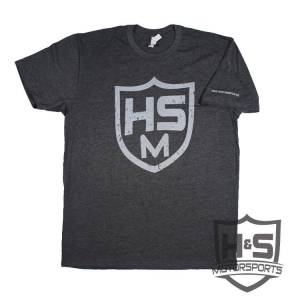 H & S "Shield" T-Shirt - Dark Grey - Size XL