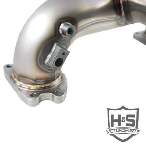 H&S Motorsports - H & S 11-16 Ford 6.7L Turbo Kit  (Made to Order) - Turbine Housing Spool, Raw Steel Pipe Finish - Image 7