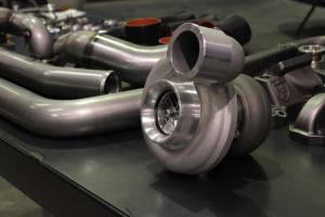 H&S Motorsports - H & S 11-16 Ford 6.7L Turbo Kit  (Made to Order) - Turbine Housing Spool, Raw Steel Pipe Finish - Image 11