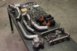 H&S Motorsports - H & S 11-16 Ford 6.7L Turbo Kit  (Made to Order) - Turbine Housing Sport, Raw Steel Pipe Finish - Image 10