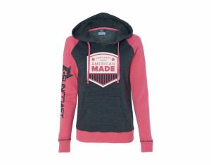 SUNCOAST WOMEN'S AMERICAN MADE PULLOVER HOODIE (HYPER PINK)