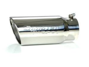 Exhaust - Exhaust Tips - Sinister Diesel - Sinister Diesel Polished 304 Stainless Steel Exhaust Tip (4" to 5") SD-4-5-POL