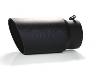 Sinister Diesel Black Ceramic Coated Stainless Steel Exhaust Tip (5" to 6") SD-5-6-BLK