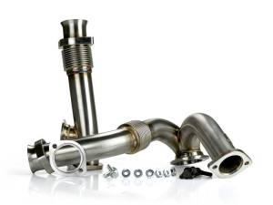 Sinister Diesel Y-Pipes for 2003 Ford 6.0L (Raw) w/ EGR Provision SD-YPIPE-6.0-EGR-RC