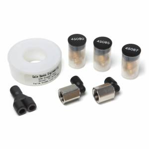 Banks Power - Banks Power Injection Nozzle Kit-2 Number 4 30 LB/Hr At 100PSI 7, 52 LB/Hr At 100PSI 14 103 LB/Hr At 100PSI 100 Degree Full Cone 90 Degree Swivel Nozzle Fitting 45062 - Image 2