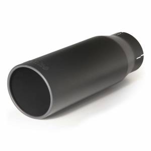 Banks Power Tailpipe Tip Kit Round Straight Cut Black 3.5 Inch Tube 4.38 Inch X 12 inch 52923