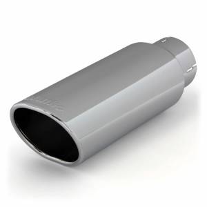 Banks Power Tailpipe Tip Kit Ob Round Angle Cut Chrome 3 Inch Tube 3.75 X 4.5 X 11.5 inch 52908