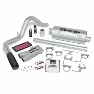 Banks Power Stinger Bundle Power System W/Single Exit Exhaust Black Tip 93-97 Ford 460 Extended Cab Automatic Transmission 49252-B
