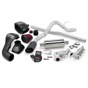 Banks Power PowerPack Bundle Complete Power System W/Single Exit Exhaust Black Tip 04-08 Ford 5.4L F-150 ECSB 48532-B