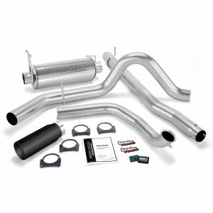 1999-2003 Ford 7.3L Powerstroke - Programmers & Tuners - Banks Power - Banks Power Git-Kit Bundle Power System W/Single Exit Exhaust Black Tip 99 Ford 7.3L Truck W/Catalytic Converter 47511-B
