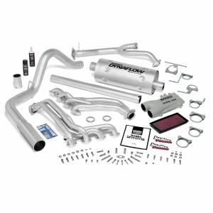 Banks Power PowerPack Bundle Complete Power System Chrome Tail Pipe 89-93 Ford C6 Automatic Transmission 48824