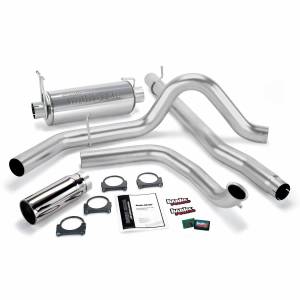 1999-2003 Ford 7.3L Powerstroke - Programmers & Tuners - Banks Power - Banks Power Git-Kit Bundle Power System W/Single Exit Exhaust Chrome Tip 00-03 Ford 7.3L Excursion 47514