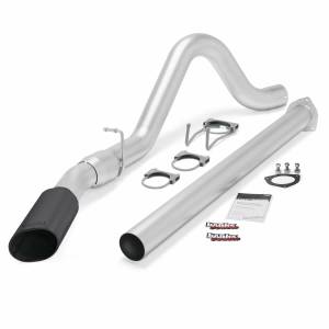 Banks Power - Banks Power Monster Exhaust System Single Exit Black Tip 11-14 Ford 6.7L F250/F350/450 CCSB-CCLB 49788-B