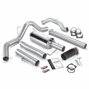 Banks Power Monster Exhaust System Single Exit Black Round Tip 03-04 Dodge 5.9L CCLB Catalytic Converter 48642-B