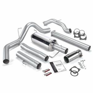 Banks Power Monster Exhaust System Single Exit Chrome Round Tip 03-04 Dodge 5.9L SCLB/CCSB W/Catalytic Converter 48640
