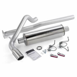 Banks Power Monster Exhaust System Single Exit Chrome Tip 05-12 Toyota 4.0L Tacoma ECLB-DCLB 48138